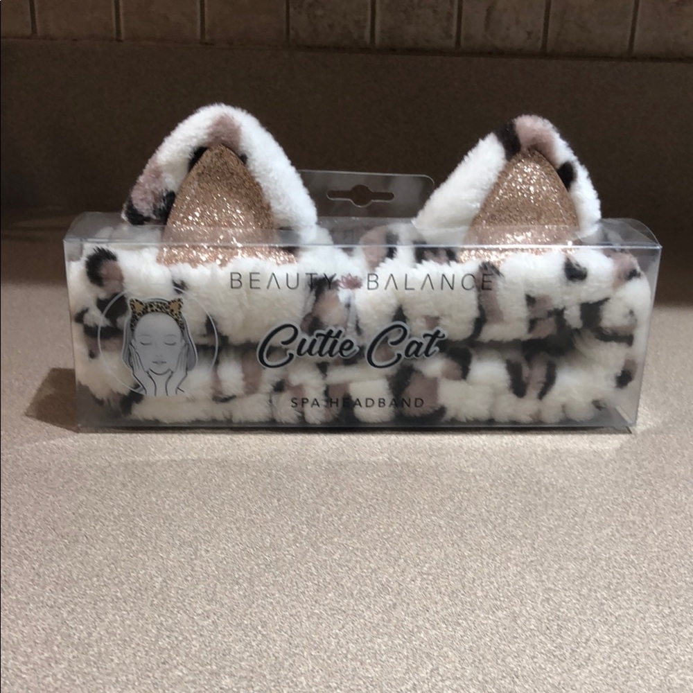 Beauty & Balance Cutie Cat Spa Headband